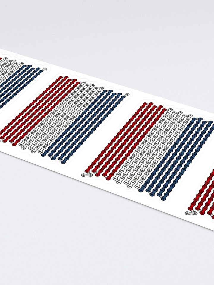 Netherlands Bike Chain Flag Sticker 6 Pack product image (2)