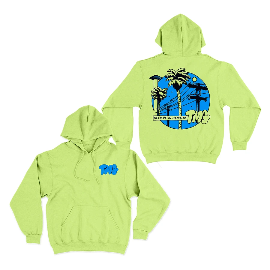 Palm Trees Neon Green Hoodie product image (1)