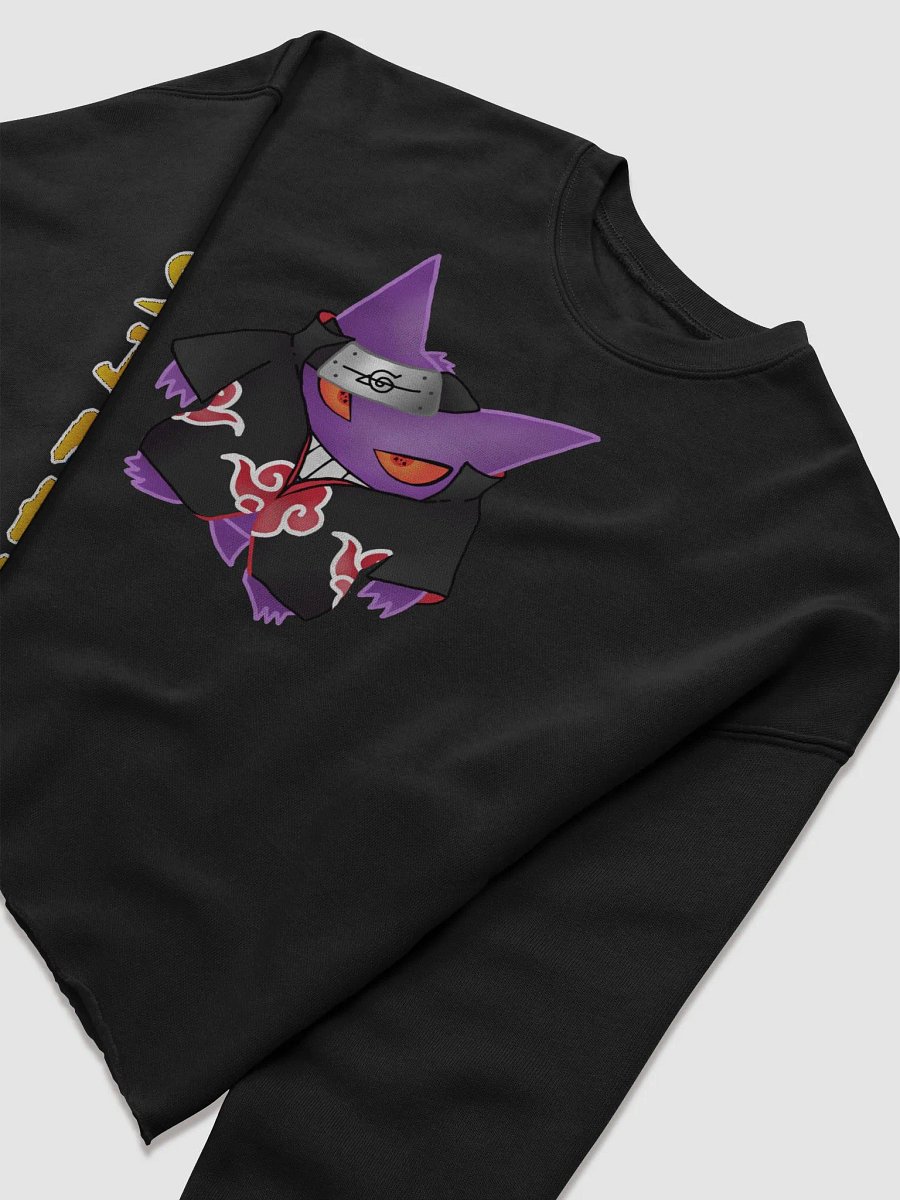Gengar X Itachi Bella+Canvas Woman's Fleece Crop sweatshirt product image (5)
