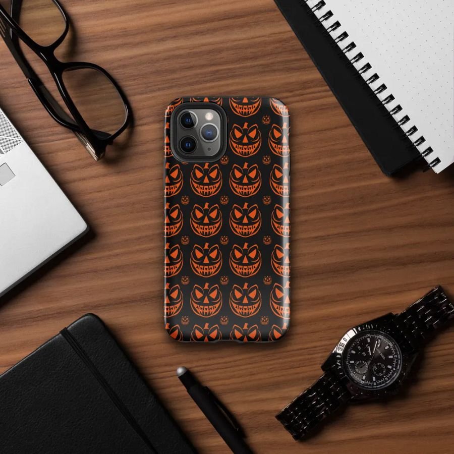Menacing Jack-O'-Lanterns iPhone® Tough Case product image (7)