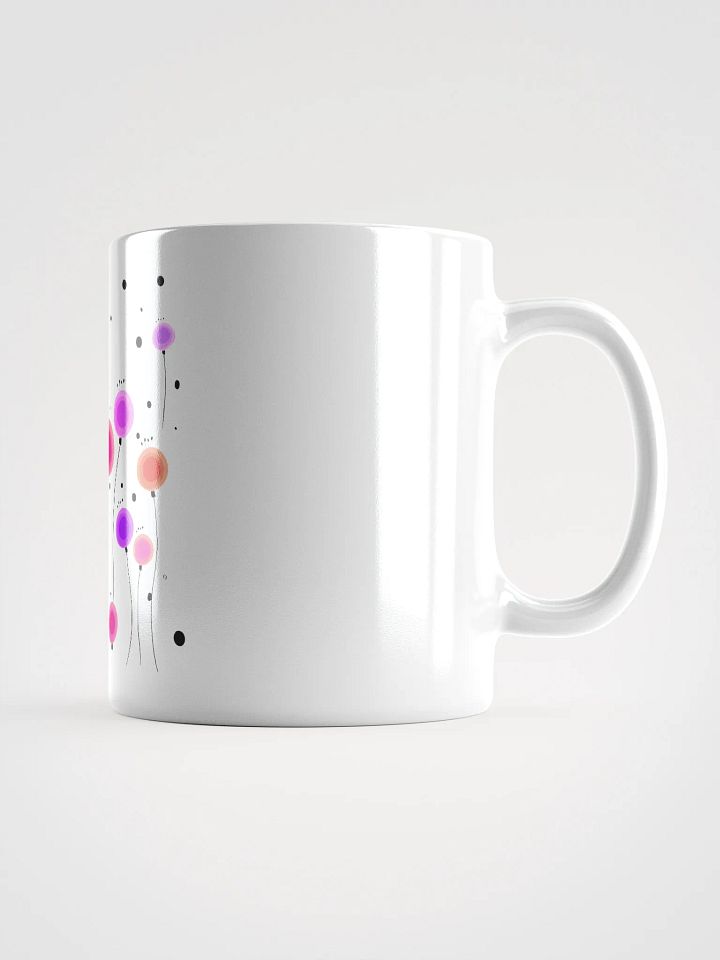 Floral Fusion White Glossy Mug product image (3)