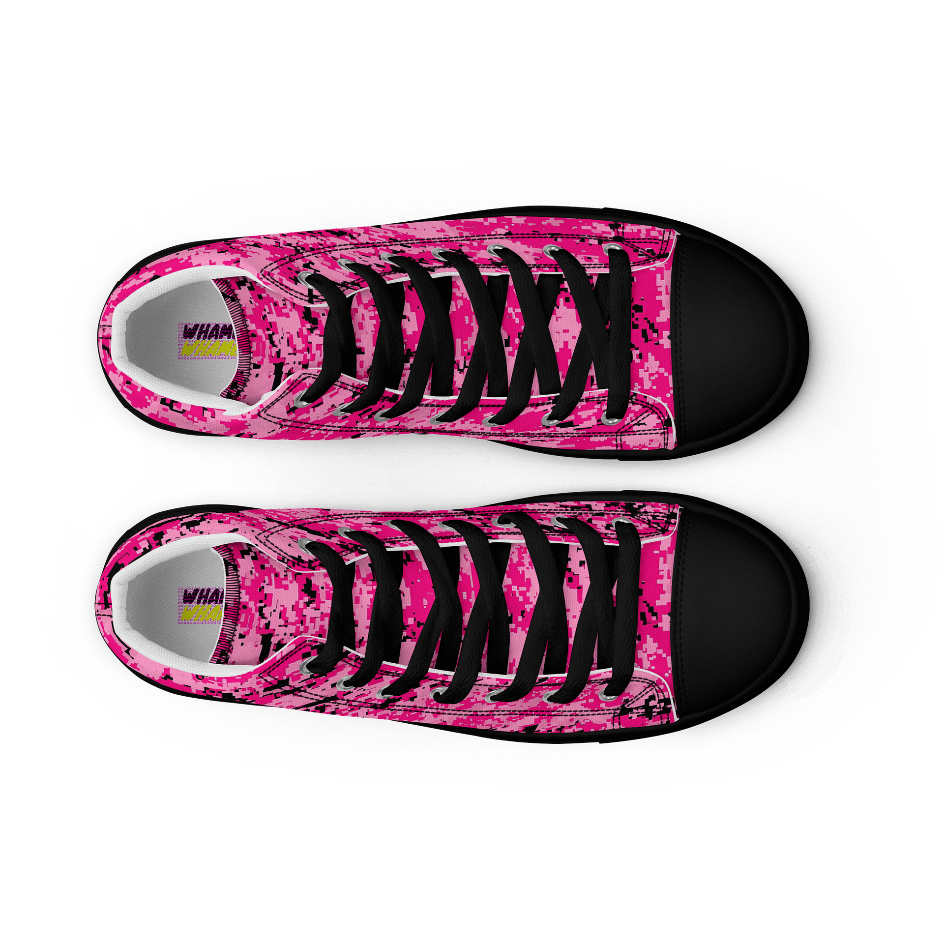 Pink Camo Retro High Tops product image (9)