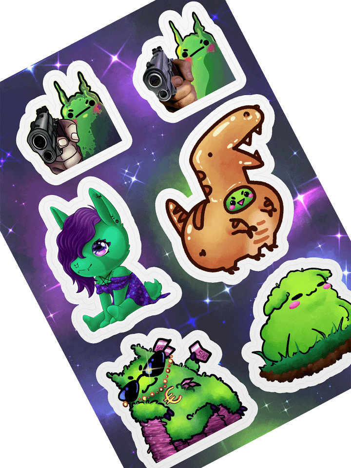 HneuHorde w/ Sitter - Sticker Sheet product image (1)