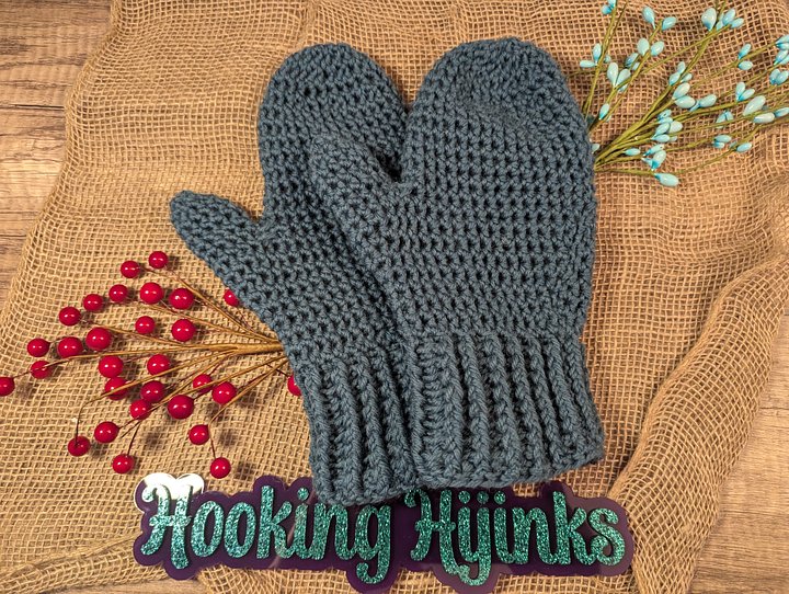Cozy Mittens - Dark Teal product image (1)