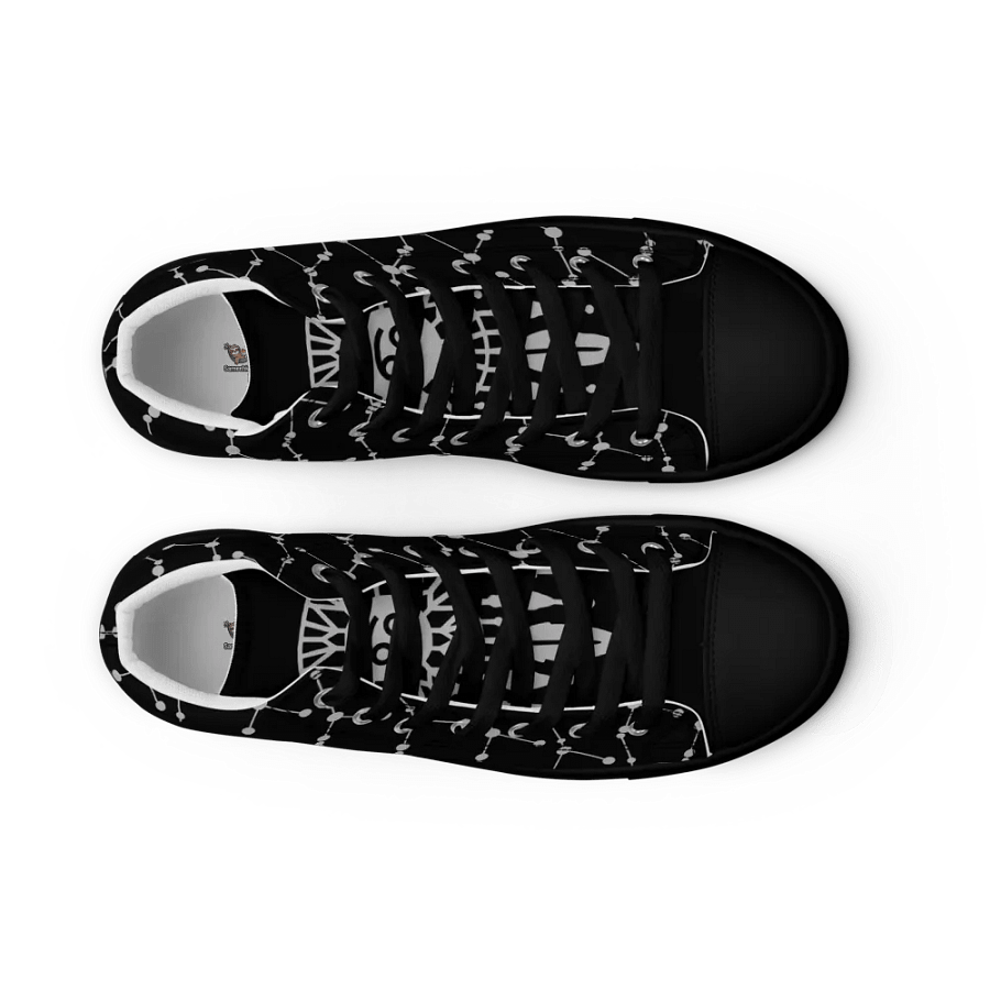 Cancer Symmetry High Top Canvas Shoes product image (18)