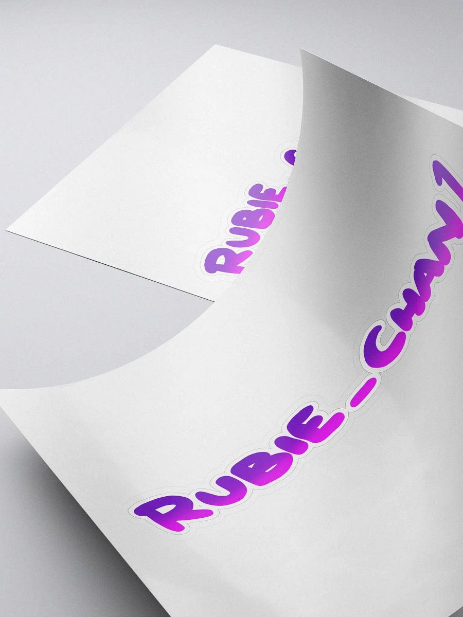 RubieChan Logo Sticker product image (4)