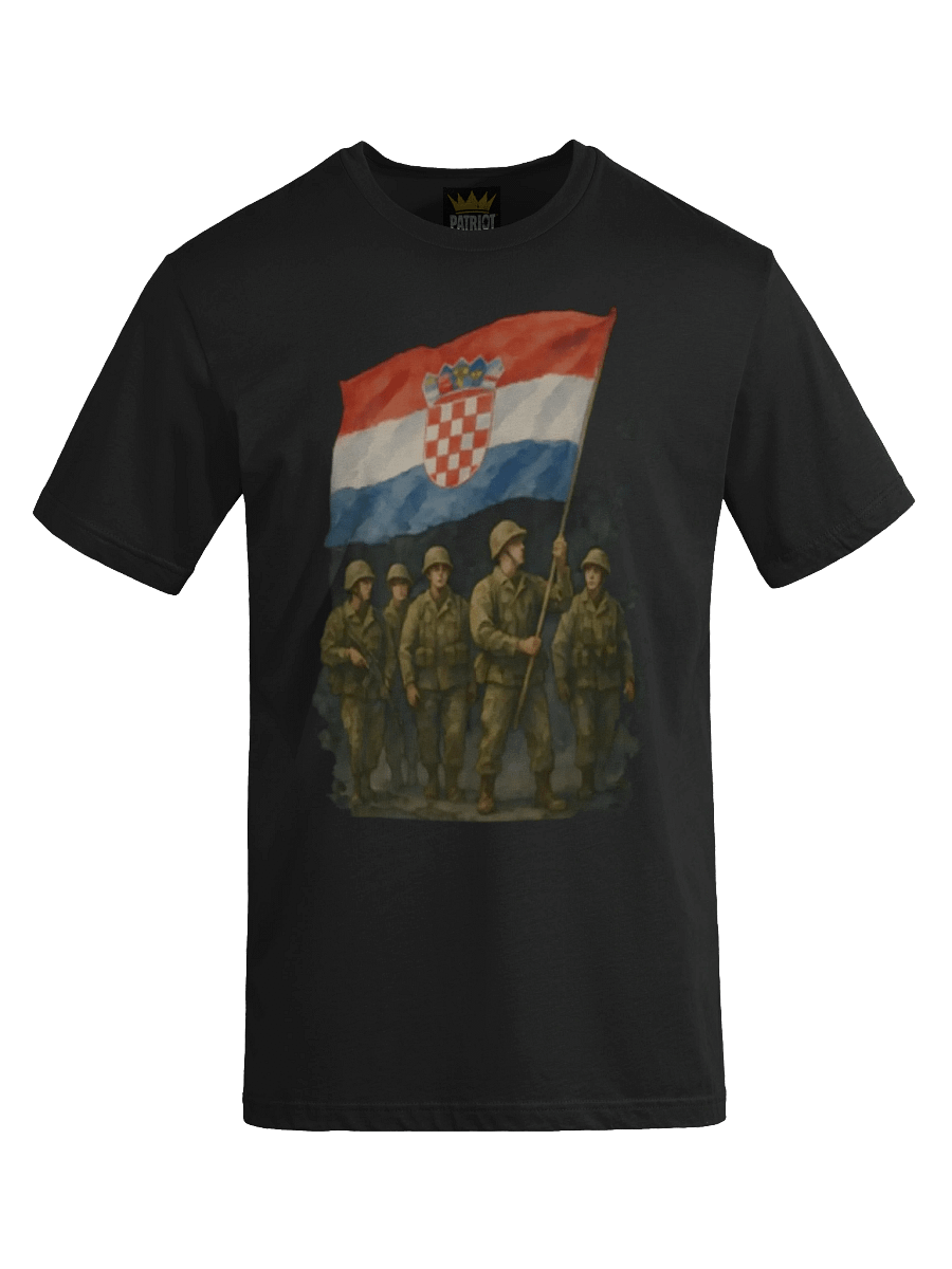 Crowned Patriot Streetwear Tee CRO ARMY BLJESAK product image (3)