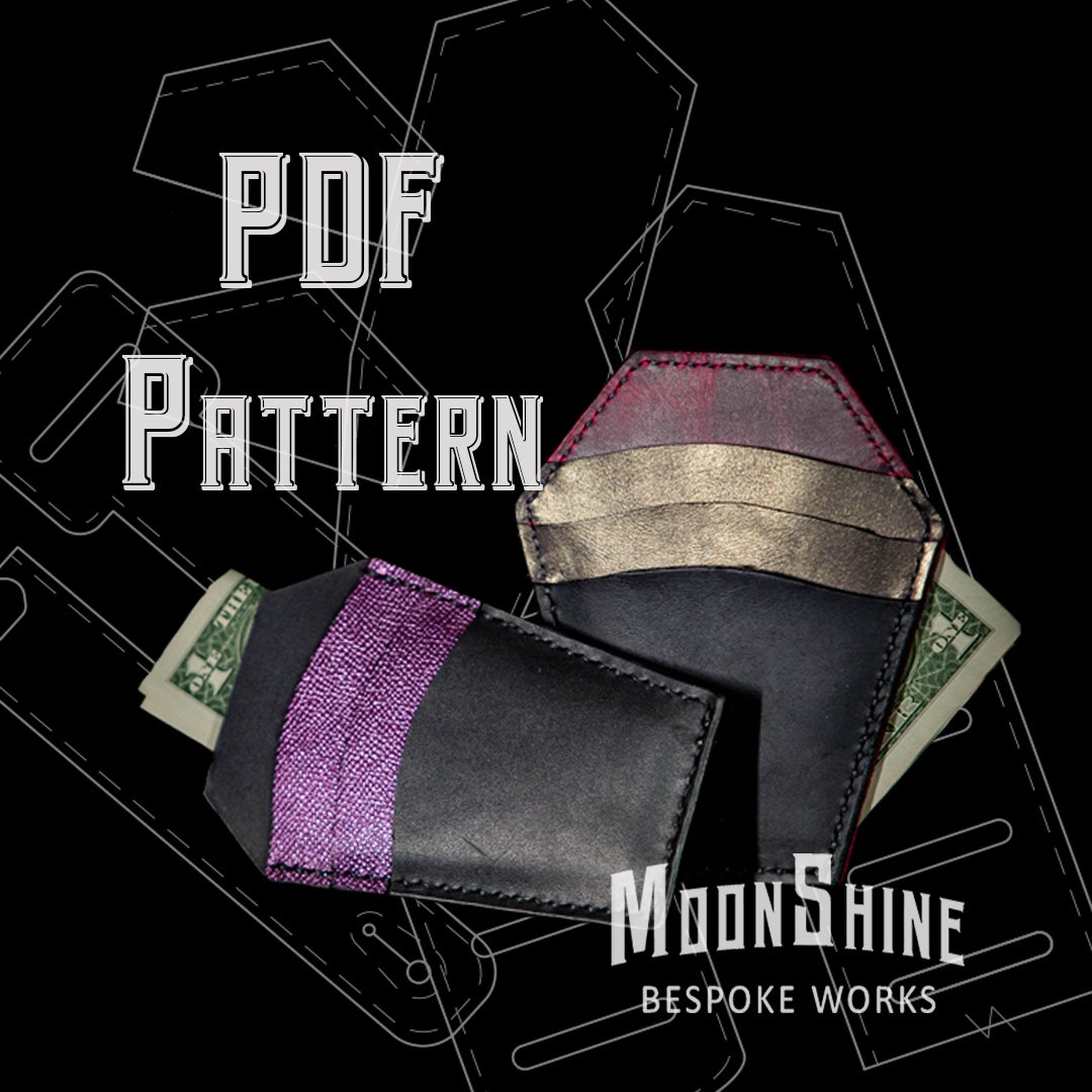 Minimalist Coffin Wallet PDF Pattern product image (1)