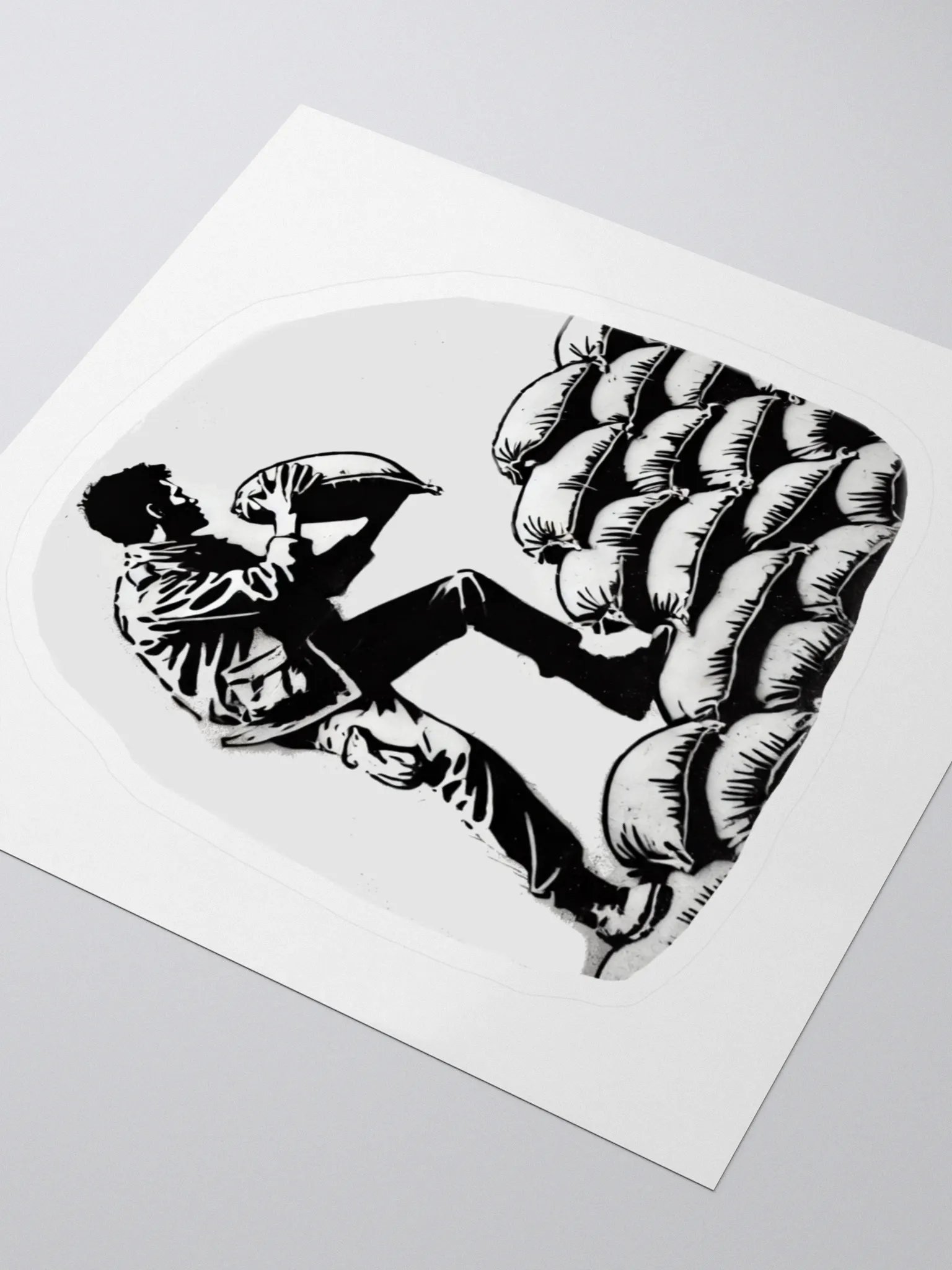 Sandbagger Vinyl Sticker (Indoor Use) product image (3)