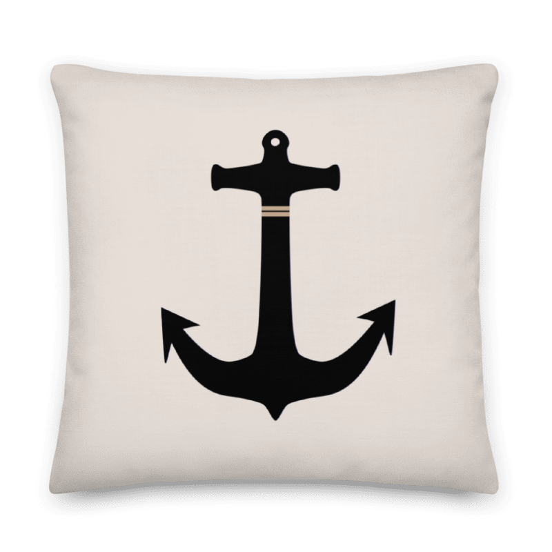 Beige Anchor Premium Pillow/ Beige Anker Premium Kissen product image (7)