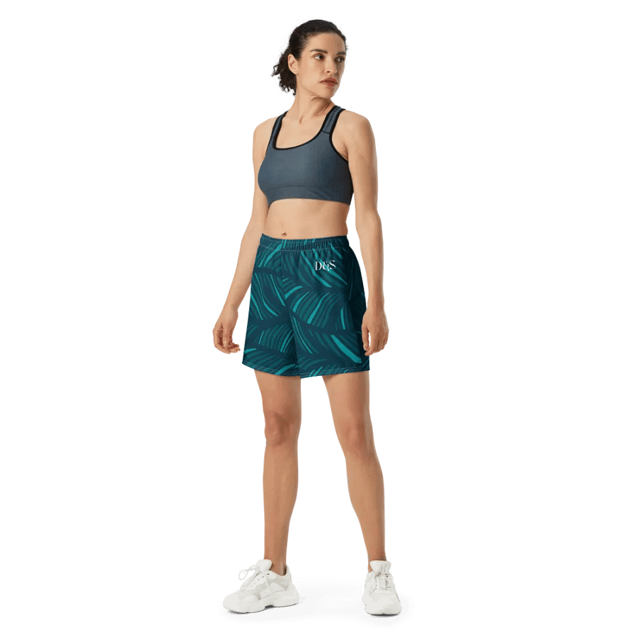 Unisex Tropical Foliage All-Over Print Shorts product image (7)