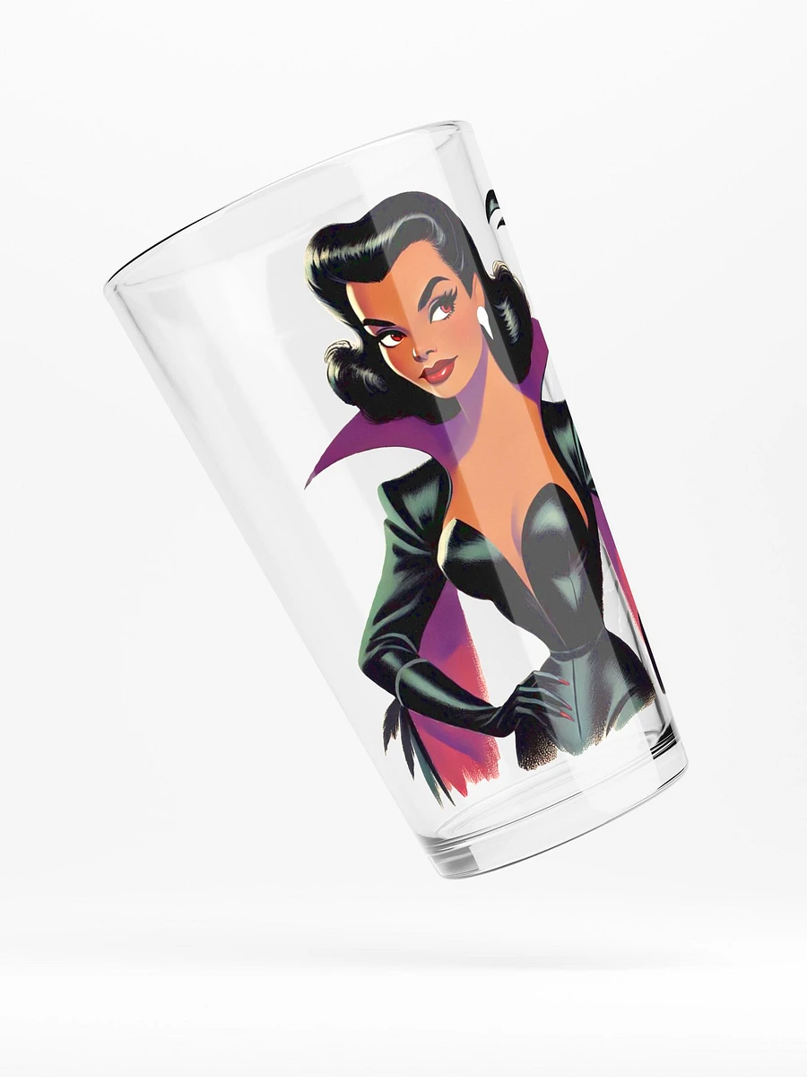 Beautiful Woman with Raven 16 oz Glass product image (4)