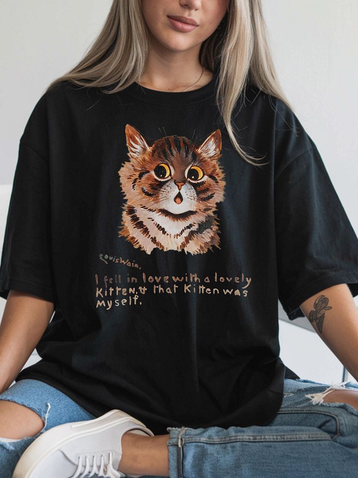 Louis Wain Cat Art T-Shirt product image (3)