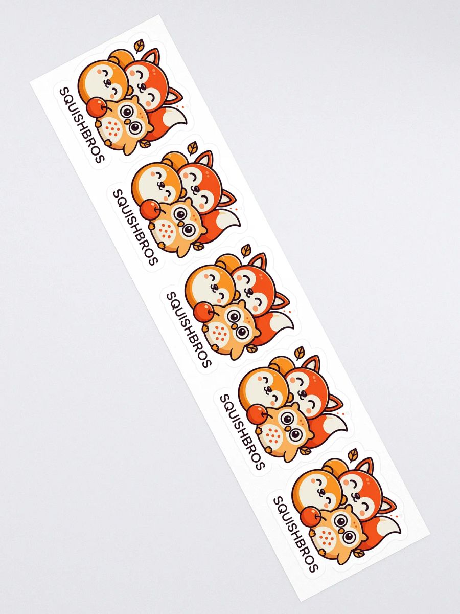 SquishBros Kiss Cut Stickers (Set of 5) product image (2)