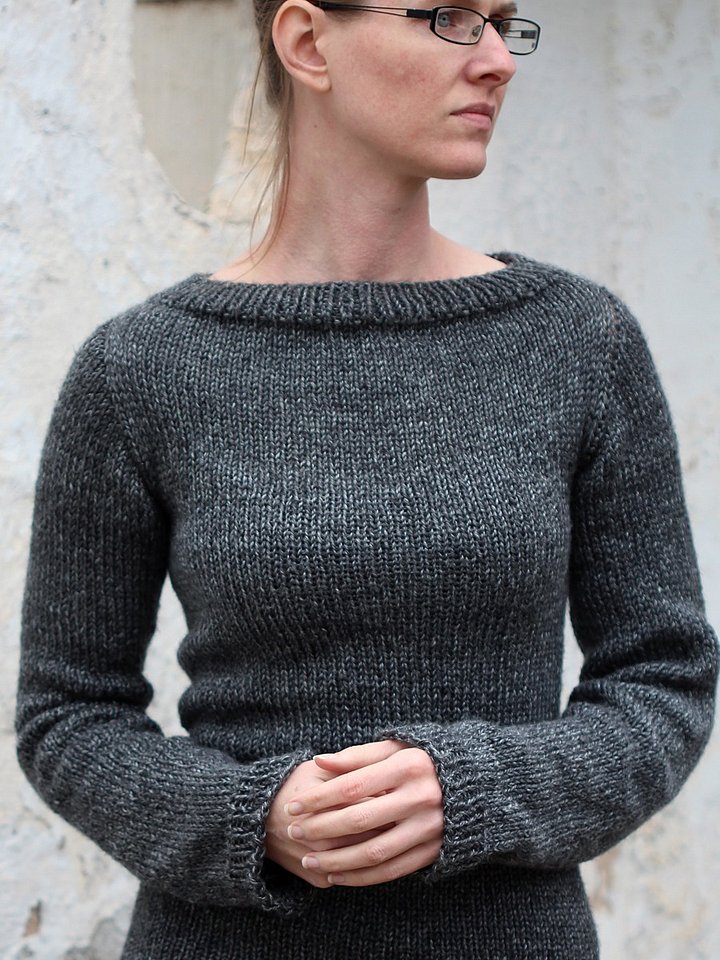 Discipline Women's Sweater Knitting Pattern - Discipline product image (1)
