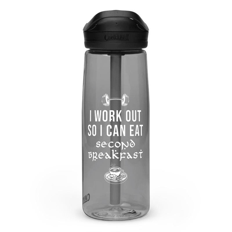 I work out so I can eat second breakfast Training Bottle