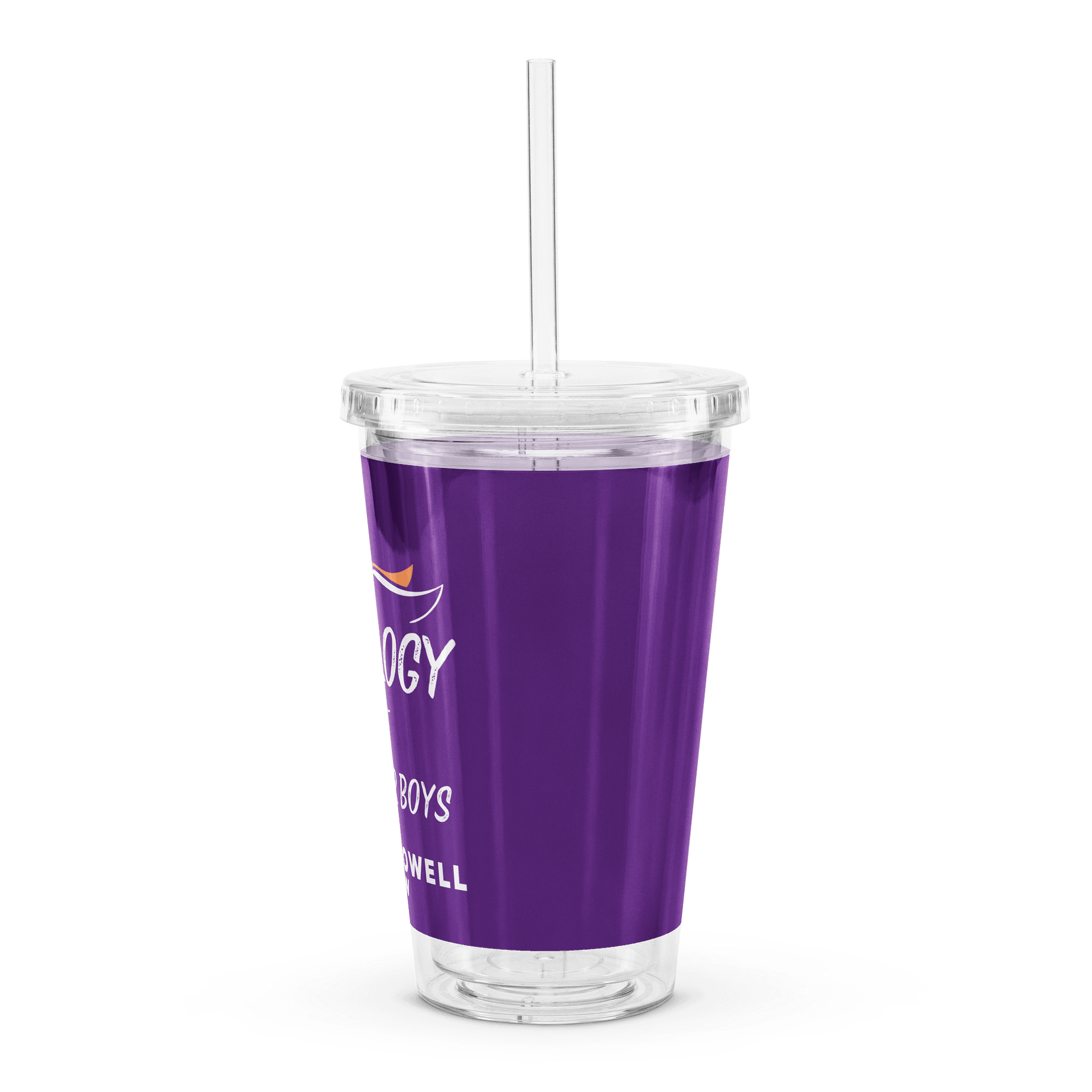 Theology Isn't Just for Boys Double Wall Clear Plastic Tumbler product image (4)
