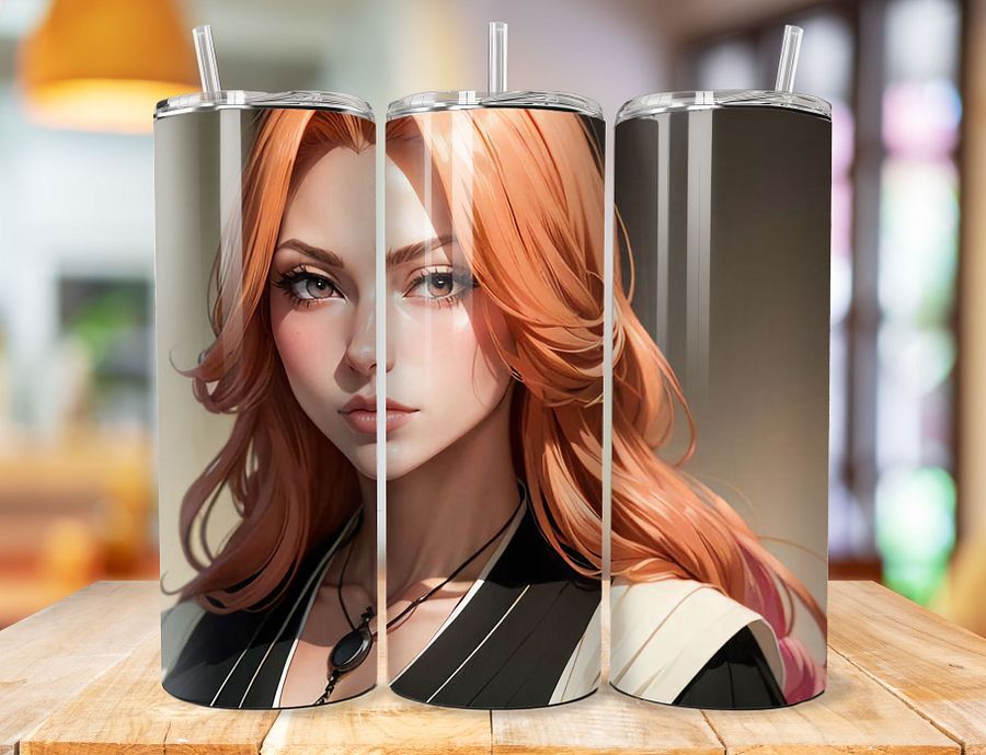 Rangiku Matsumoto 20 oz Stainless Steel Tumbler – Bleach Confident Beauty Design product image (1)