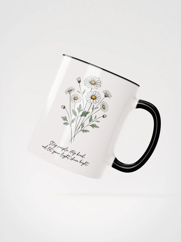 Motivational Daisy Glossy Accent Mug product image (19)