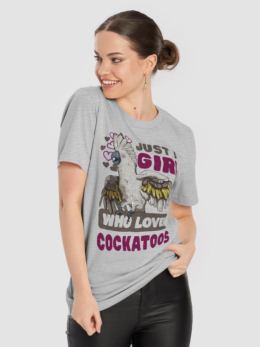 Just a Girl Who Loves Cockatoos – Women's Bird Lover T-Shirt product image (2)