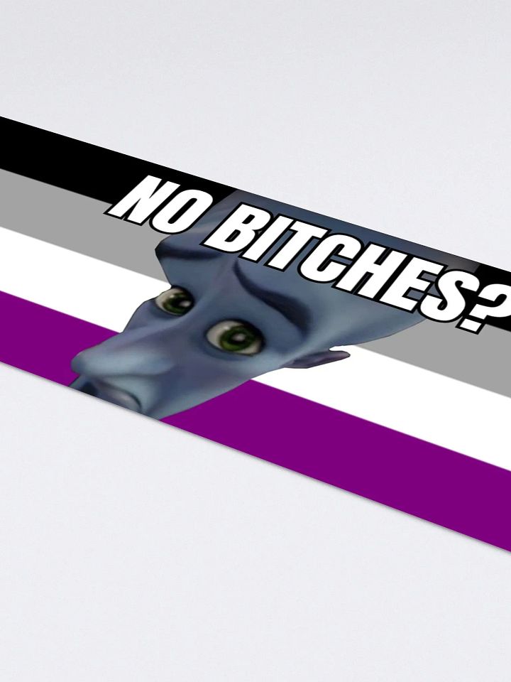 No Bitches? Funny Ace Sticker product image (2)