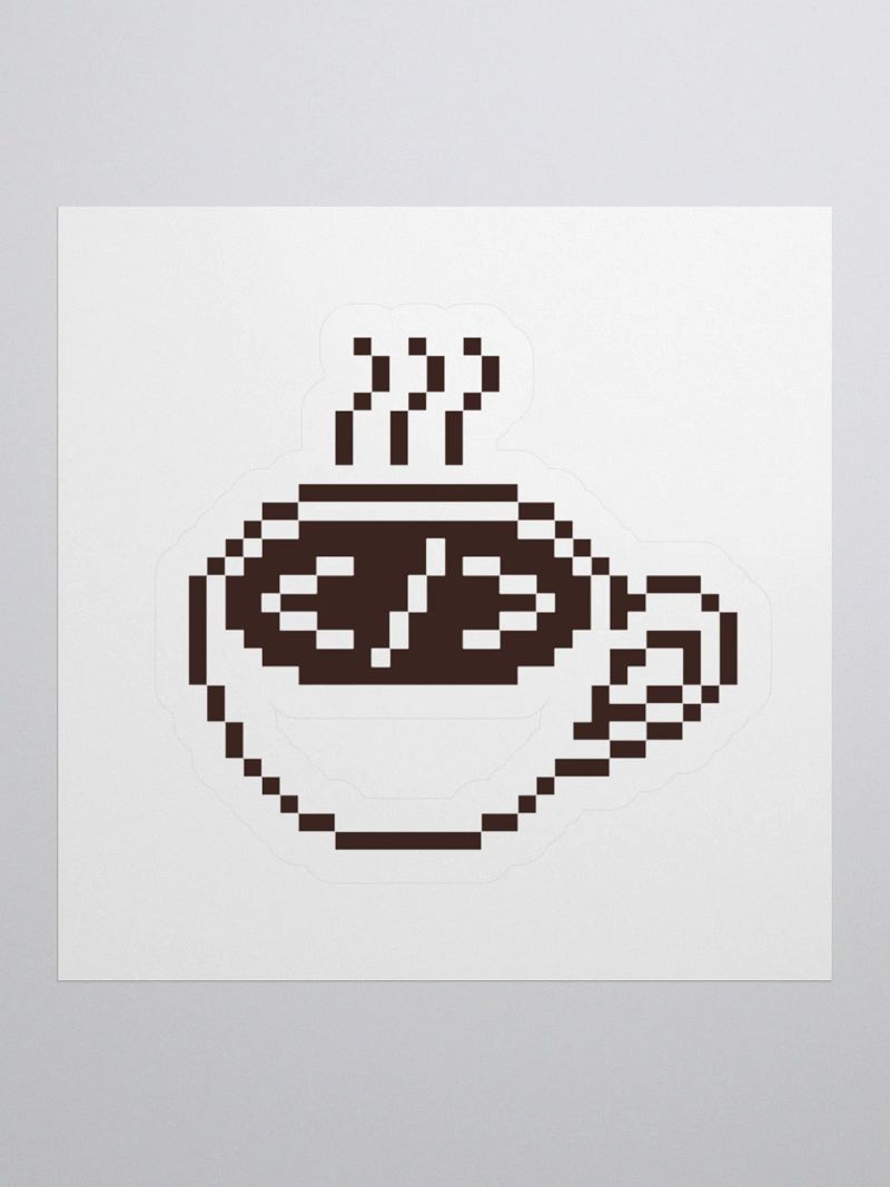Coffee Mug Sticker