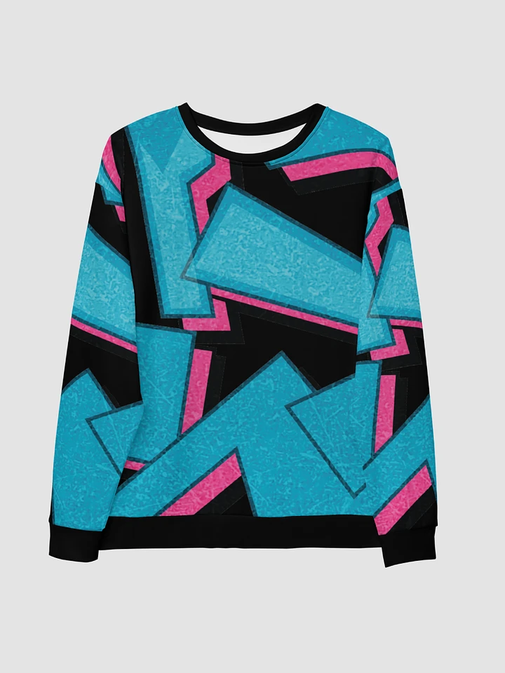 Wyld Geometric Unisex Sweatshirt (Blue) product image (1)