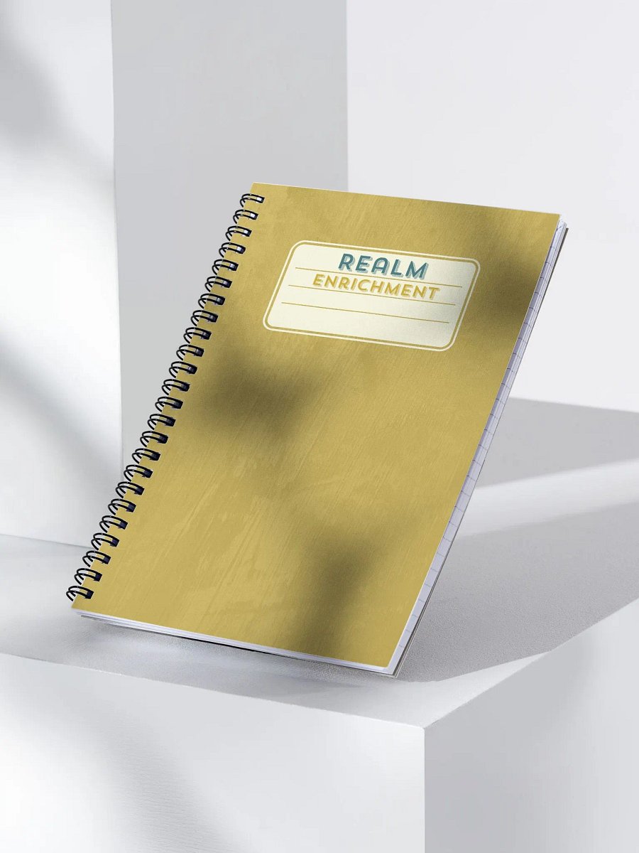 Notebook: Realm Enrichment in Rustic Gold product image (3)