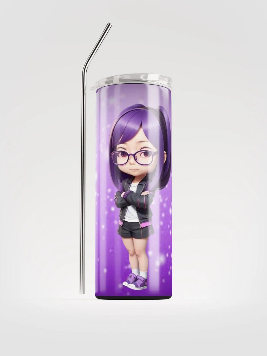 (Purple CHIBI) K Stainless Steel Tumbler product image (1)