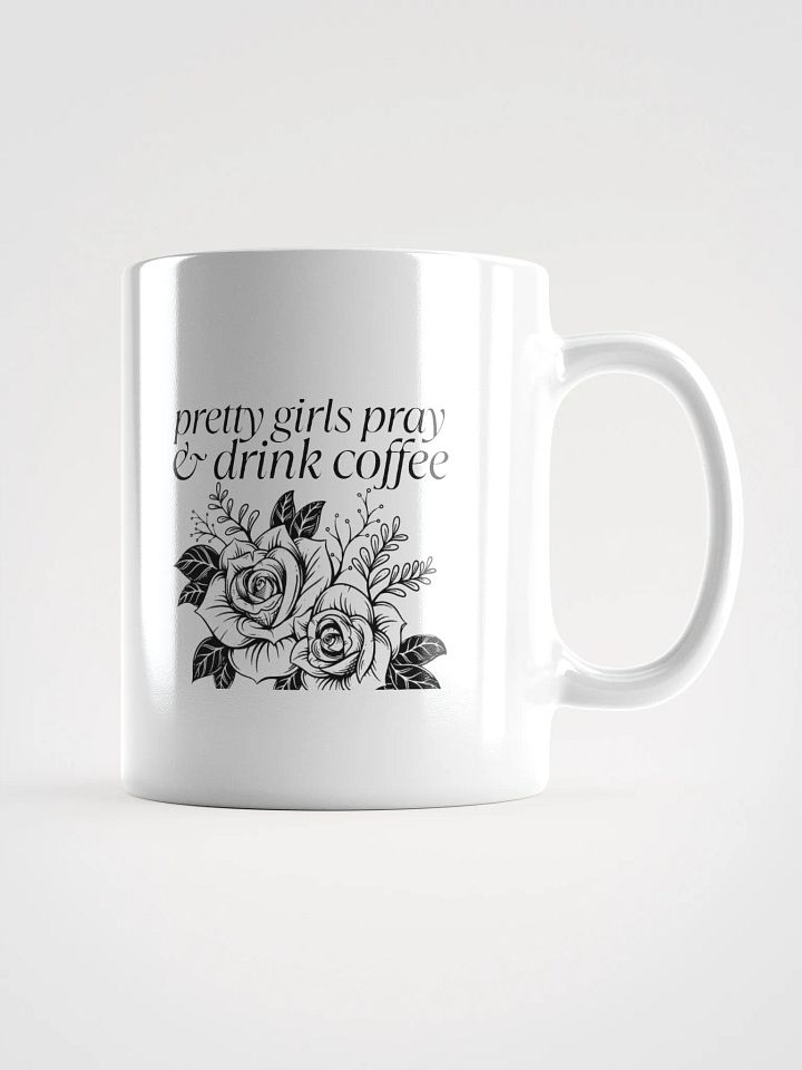 Pretty Girls Pray Elegance in Bloom Mug product image (1)