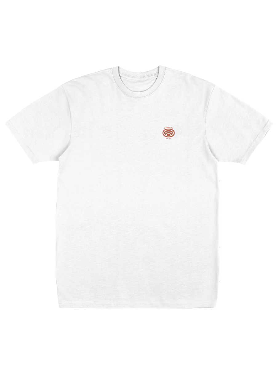 Flow State Small Emblem T-Shirt (White) product image (1)