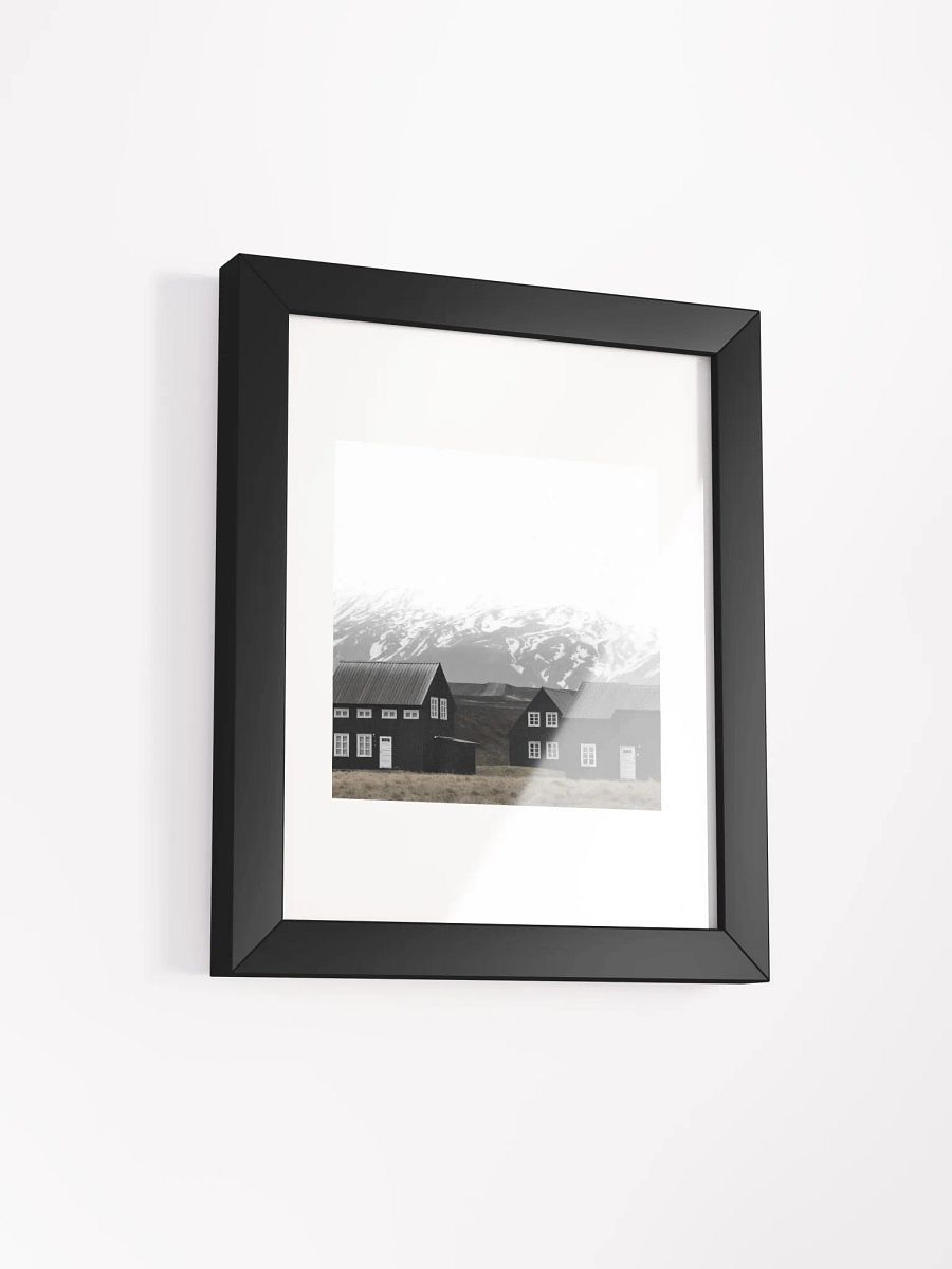 Iceland Mountain Retreat Framed Poster product image (39)