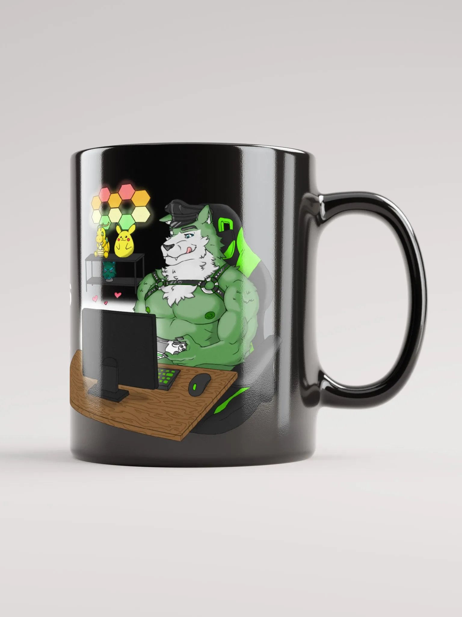 Creamy Morning Treat 11oz Black Mug product image (1)