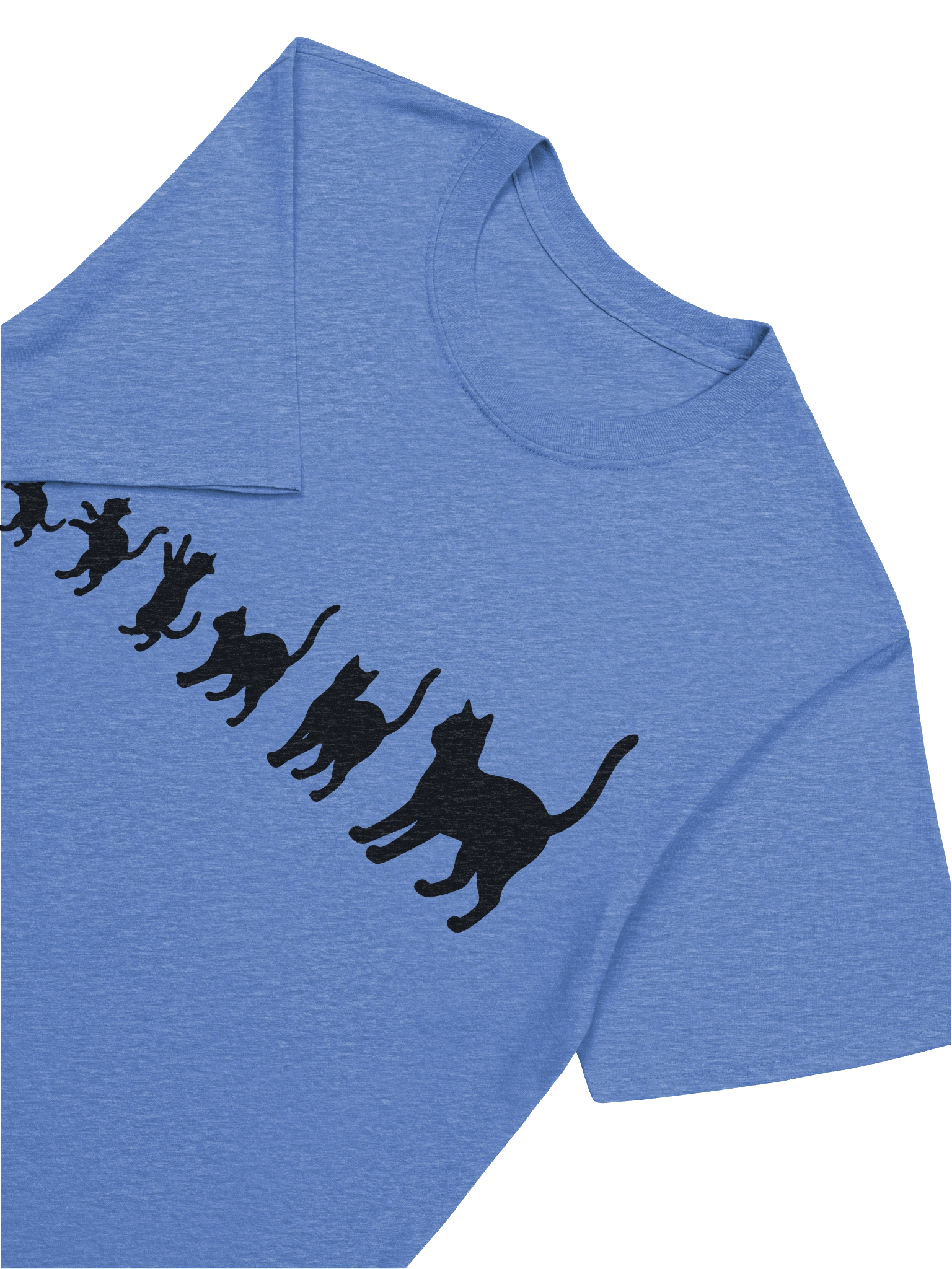 Pawsitive Progression: Premium Cotton Feline Graphic Tee product image (7)