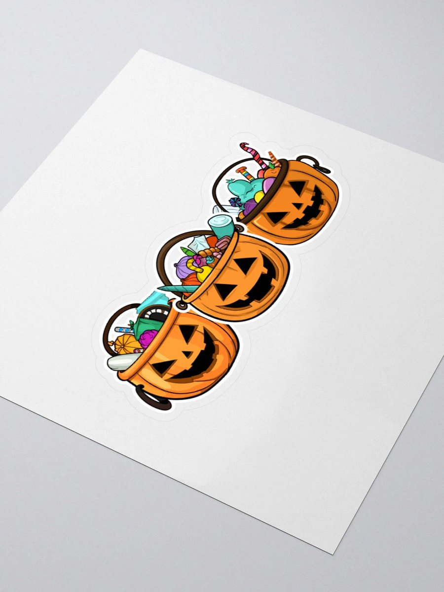 Halloween Candy Bucket Sticker Trio product image (3)