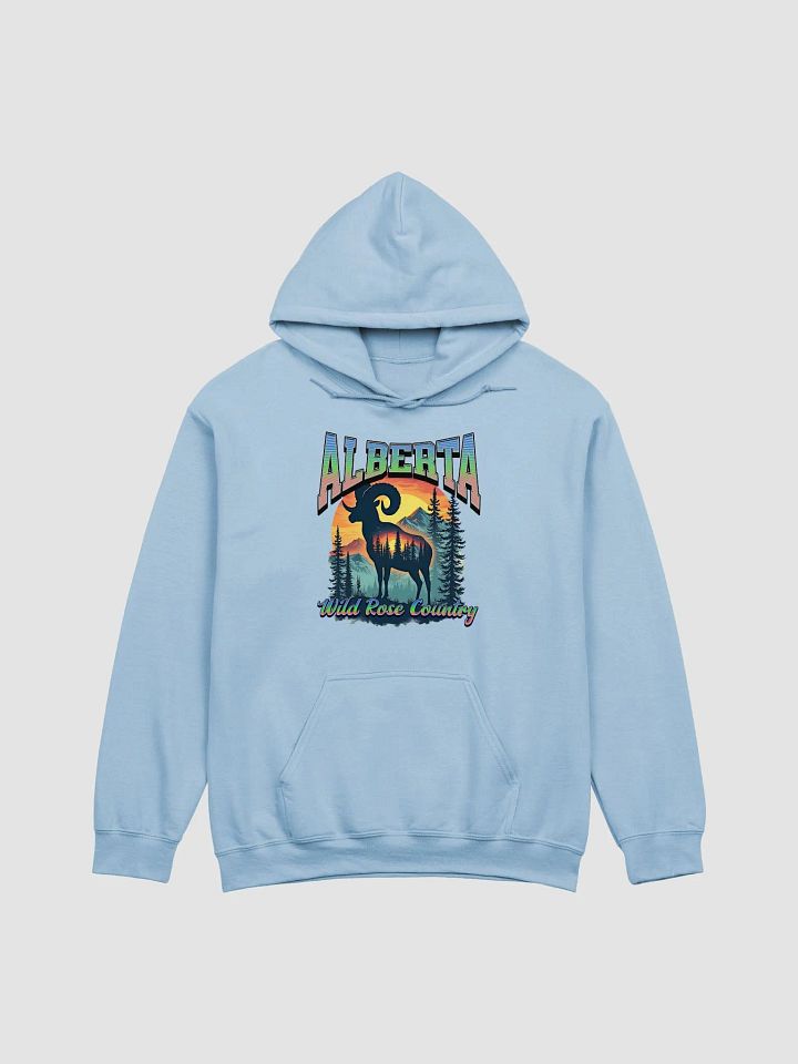 Alberta Wild Rose Country Rocky Mountain Bighorn Sheep Hoodie product image (5)
