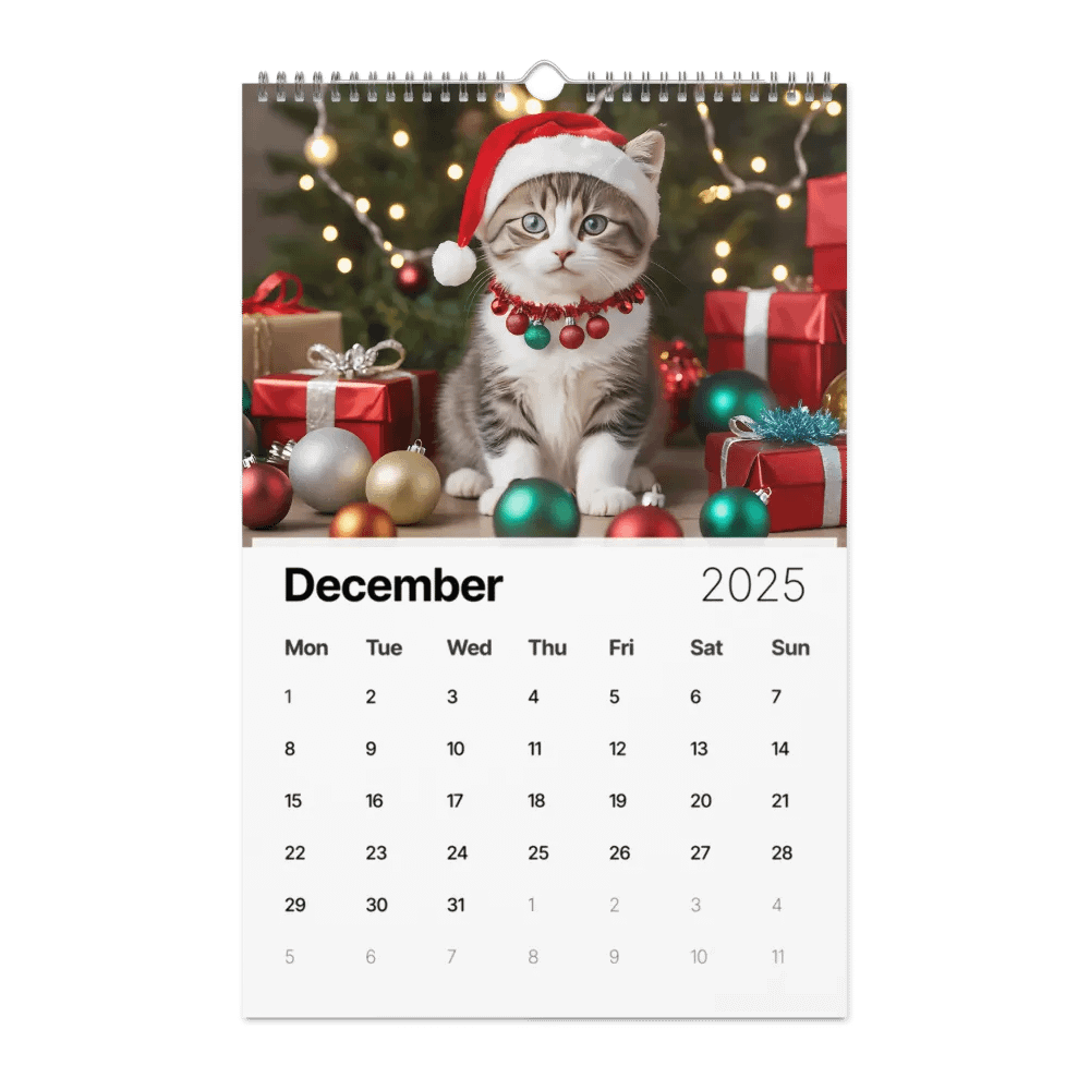 Adventurous Cat Wall Calendar 2025 product image (12)