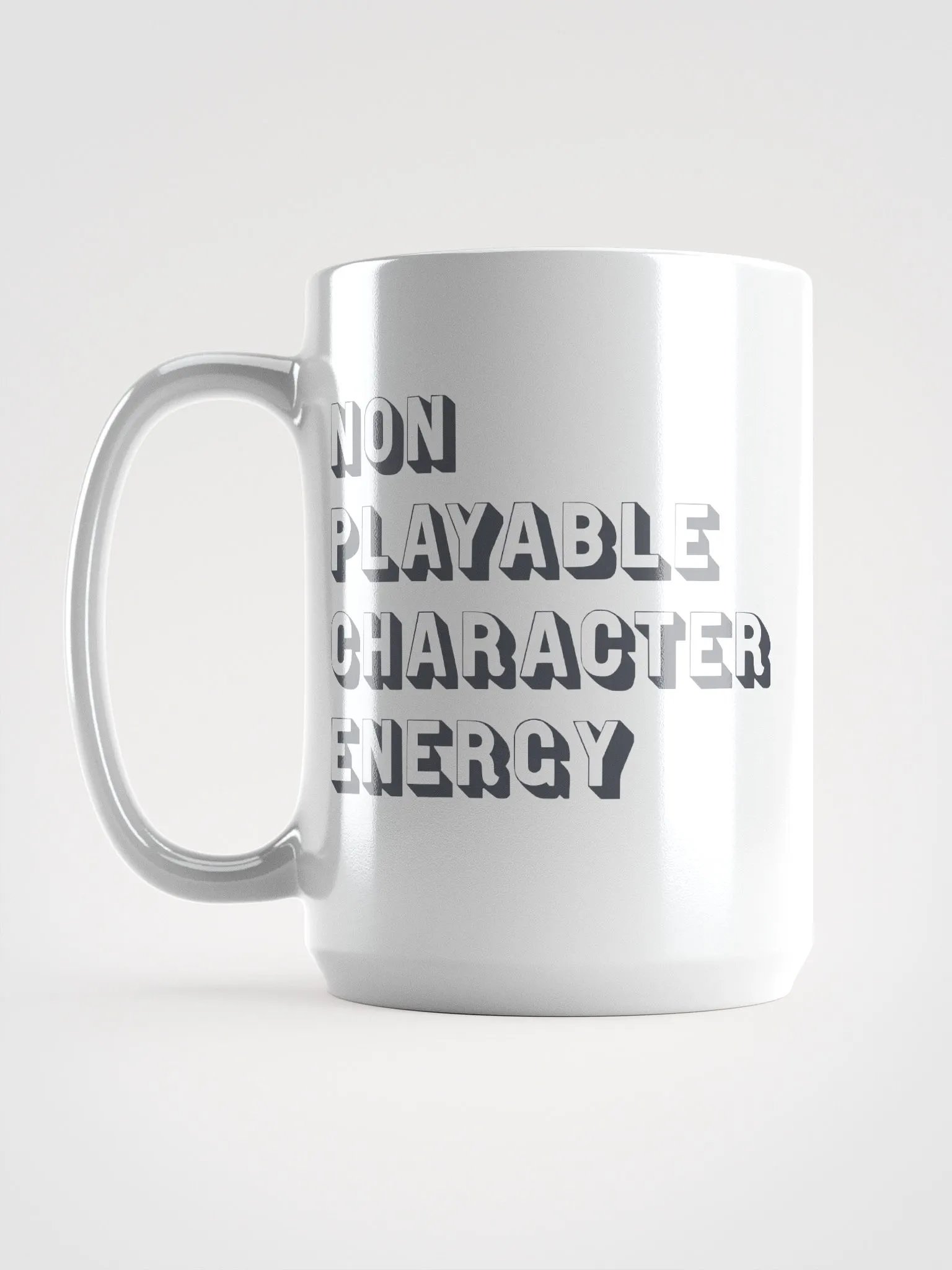 OkayishAF NPC Energy - 15oz White product image (6)
