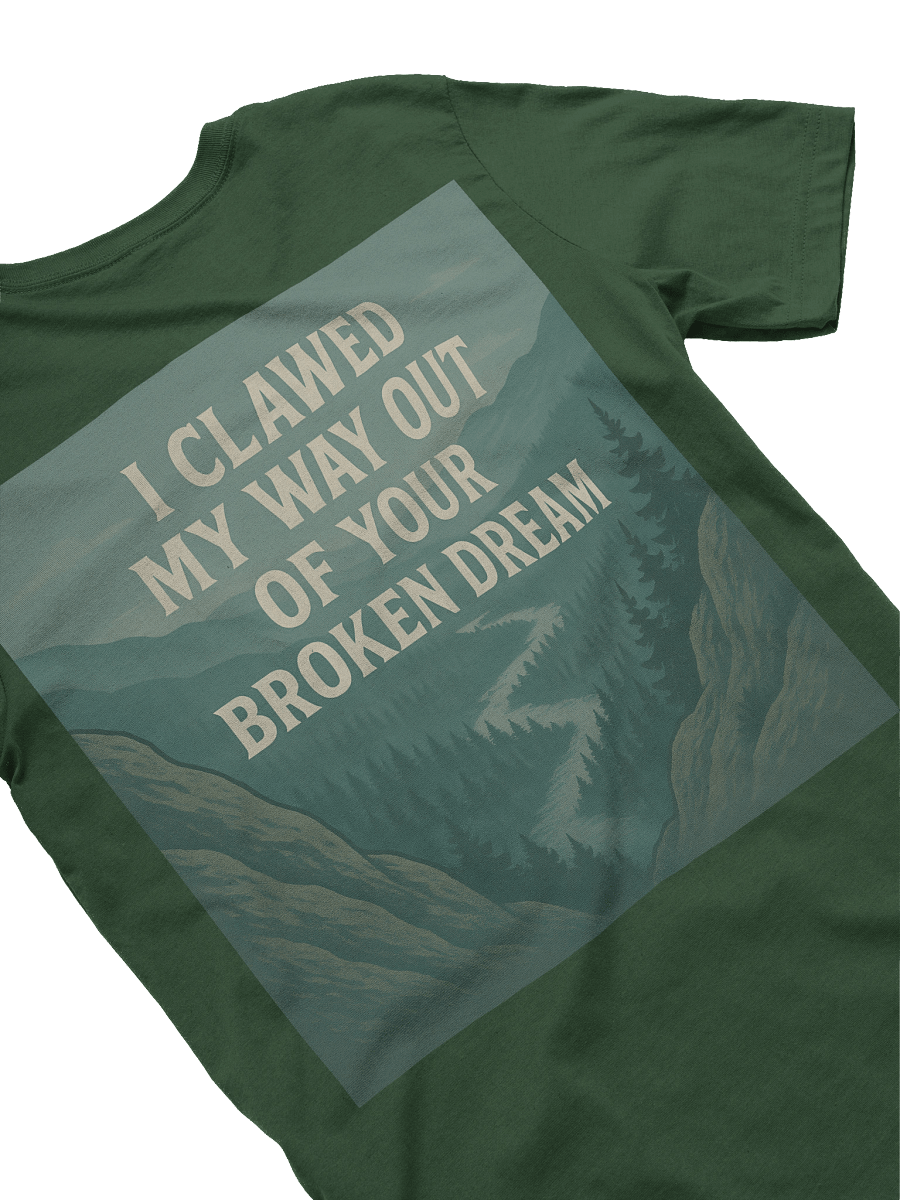 “Broken Dream” Valley Graphic Tee – Forest Fade product image (4)