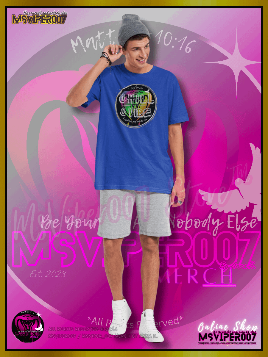 T-Shirt - MsViper007's "Chill & Vibe™ [spectrum]" Gaming Comfort T-shirt By Anna H. product image (7)