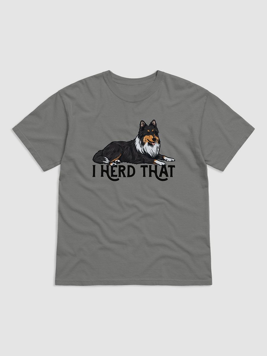 I Herd That T-Shirt of a Shetland Sheepdog (Tricolor) | Funny T-Shirt for Sheltie Paw-rents product image (14)