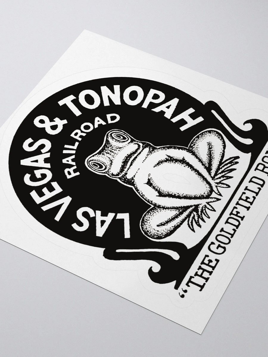 Las Vegas & Tonopah Railroad Vintage Bullfrog Sticker THE GOLDFIELD ROUTE! product image (8)