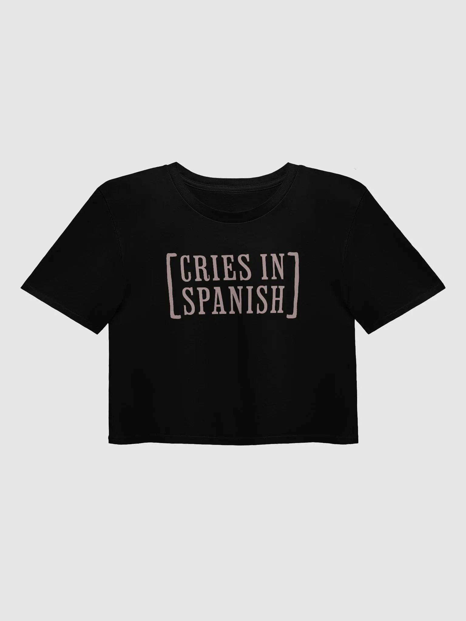Cries in Spanish Crop Top product image (1)