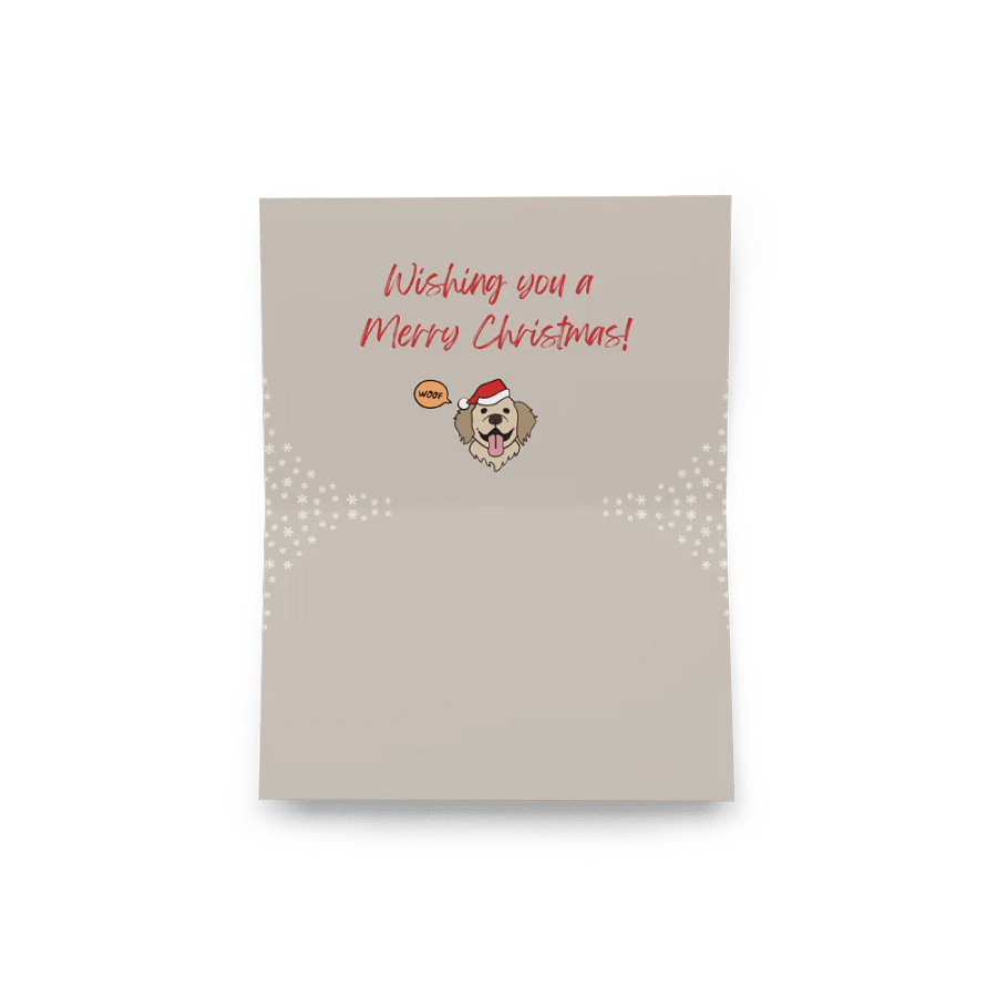 Christmas is Paw-some! Laughing Retriever Christmas Card product image (6)