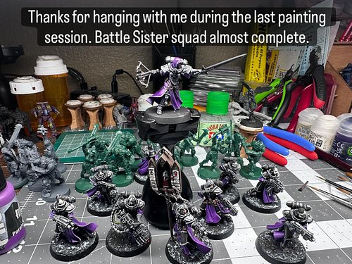 It was a great stream last night, had lots of fun. I hope everyone has a great rest of the week. #adeptasororitas #warhammer4...