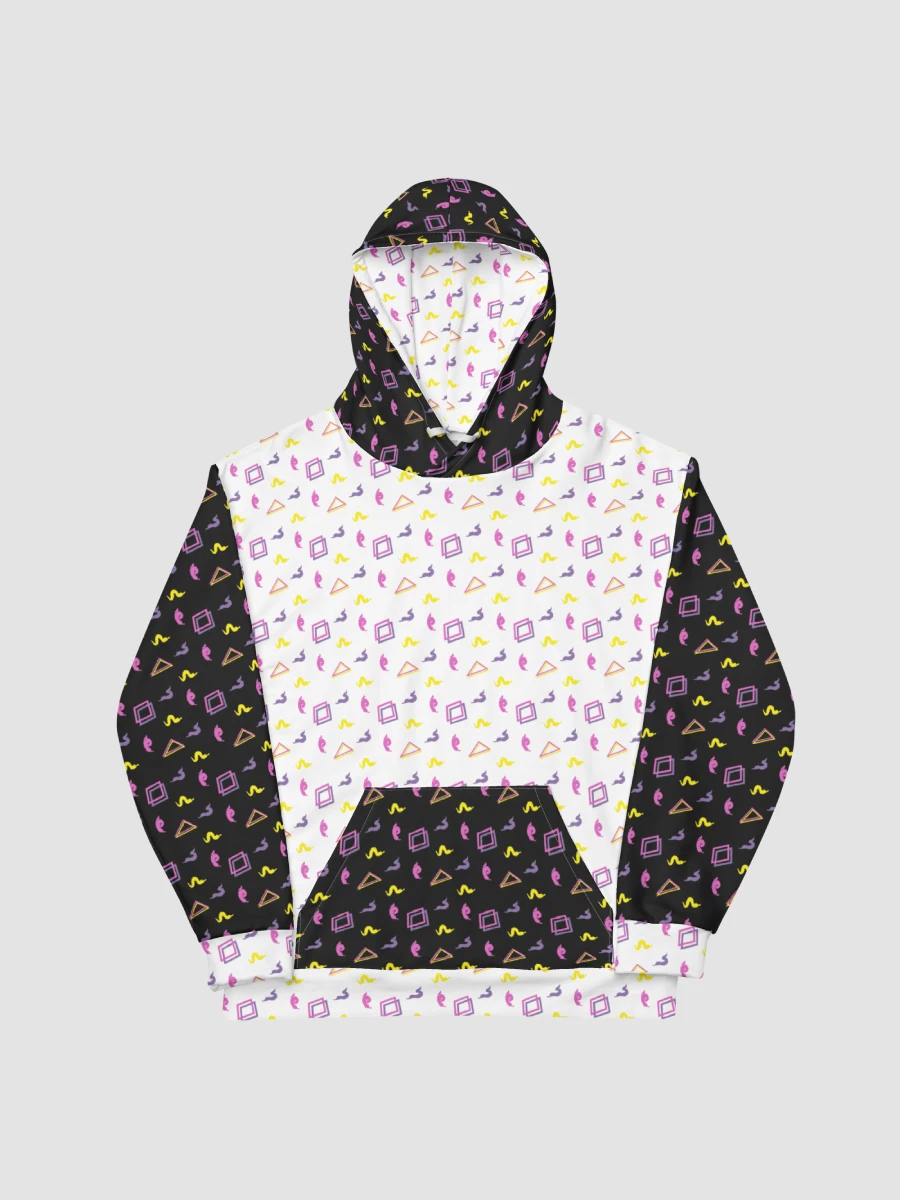 Worm Party black and white hoodie product image (2)