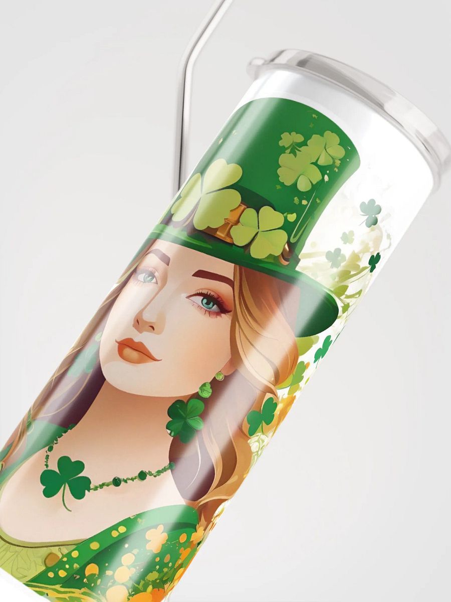 Boho St Patrick’s Day Lady Thermal Tumbler product image (5)