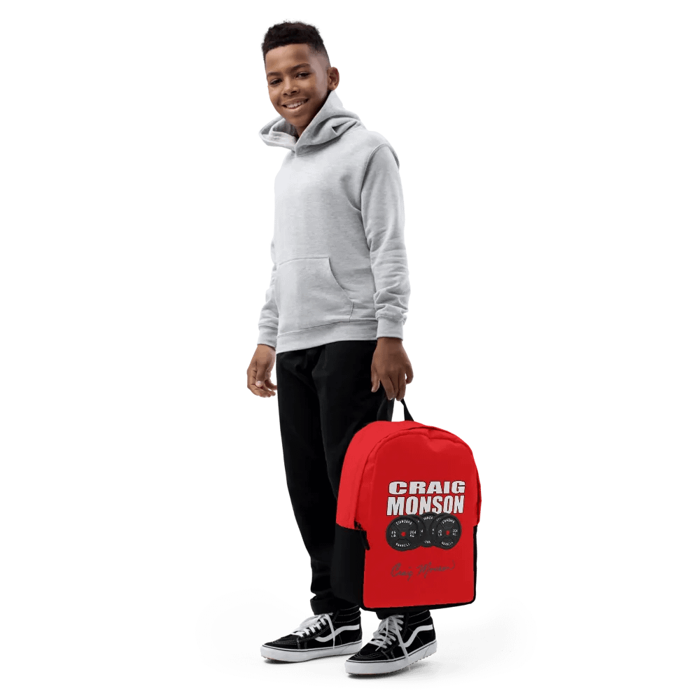 Craig Monson Barbell Signature Series Backpack (Red) product image (8)