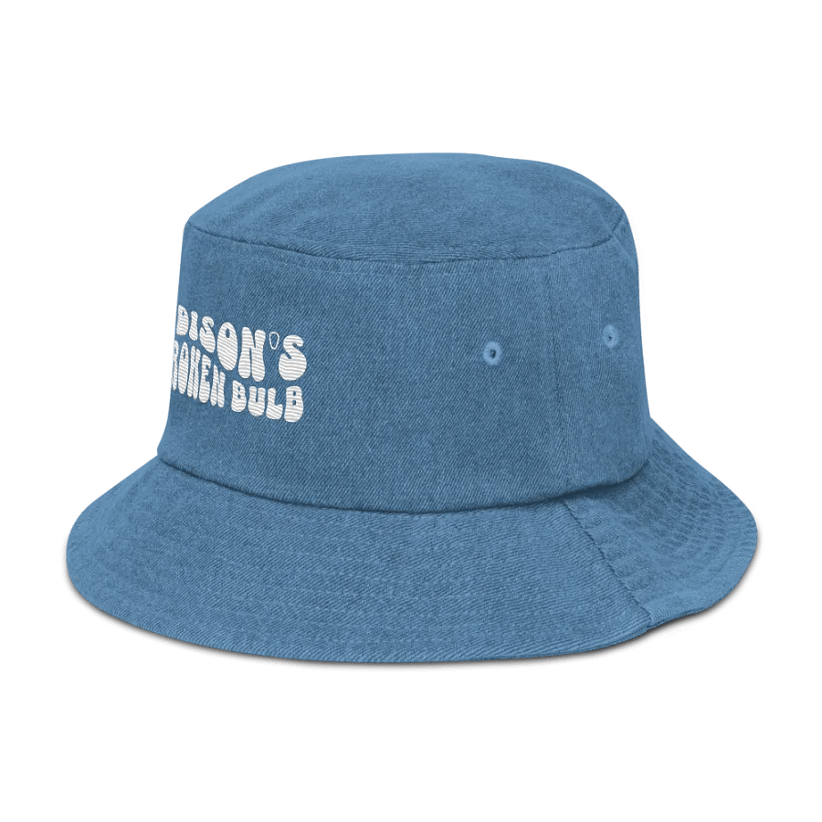 Edison's broken bulb - Colored (Denim Bucket Hat) product image (4)