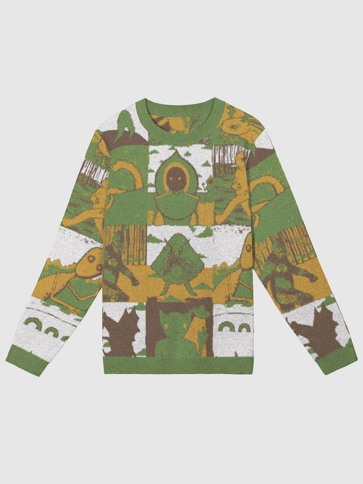 Cryptids (light) knit jumper product image (1)